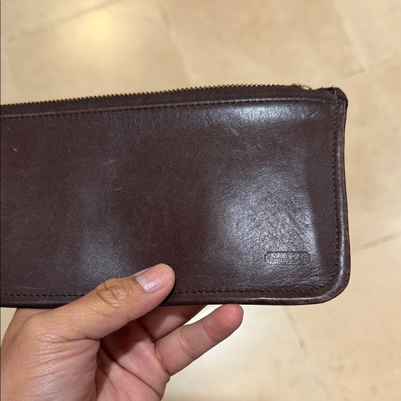 Vintage Coach Skinny Wallet Case Pouch Mahogany 7170 - Picture 3 of 5